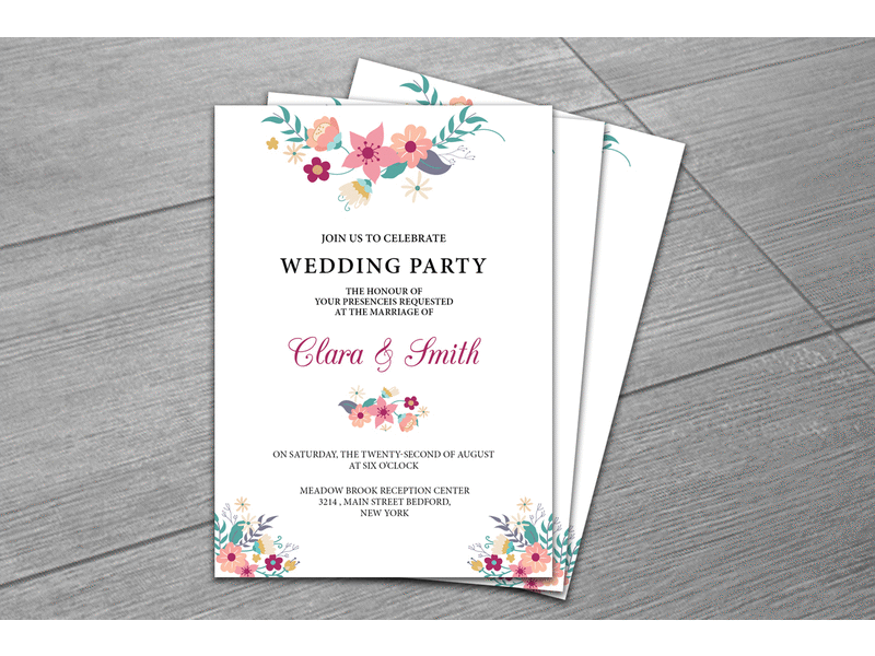 Wedding Stationery Templates bridal shower engagement invitation place card program save the date seating chart wedding