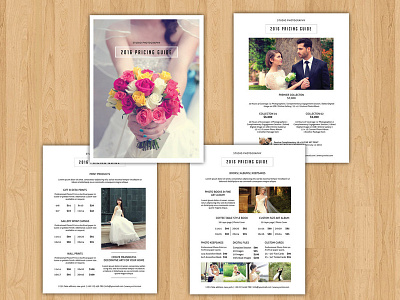 Wedding Photography Pricing Template flyer list marketing photography price pricing set template wedding