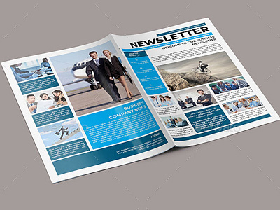 Corporate Newsletter Template brochure corporate indd indesign newsletter proposal template