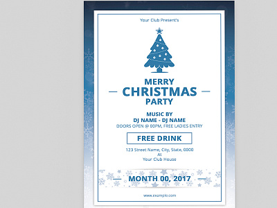 Christmas Party Flyer