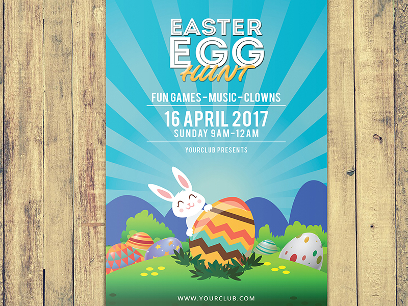 Easter Invitation Flyer by Mukhlasur Rahman on Dribbble