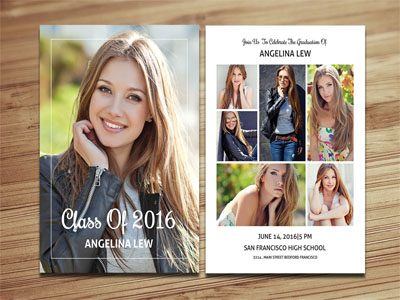 Graduation Announcement Template by Mukhlasur Rahman on Dribbble