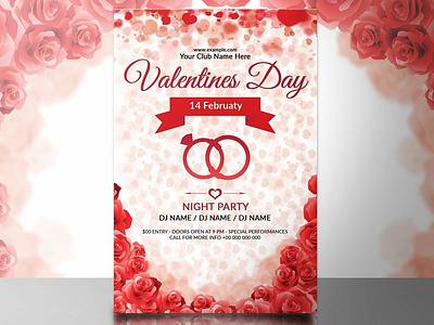 Valentines Day Party Flyer editable invitation invitation template ms word template party flyer template party invitation photoshop template printable invitation valentine flyer valentine invitation valentine invite valentine party