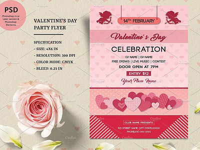 Valentines Day Party Flyer