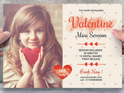 Valentines Day Mini Session Flyer