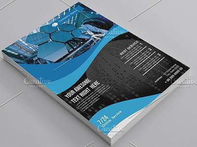 Multipurpose Business Flyer advertisement art blue business flyer business flyer template clean corporate flyer design flyer design minimal flyer multipurpose flyer professional flyer