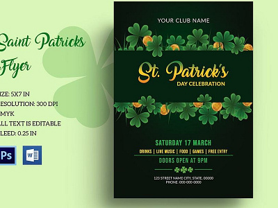 St. Patrick's Day Flyer Template