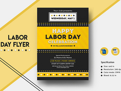 International Labor Day Flyer Template