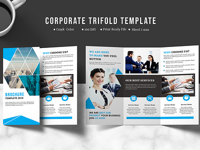 Business Brochure Template business clean creative design design template digital template illustrator template indesign template minimal multipurpose printable trifold