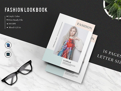 Fashion Lookbook Template brochure catalog digital magazine fashion fashion lookbook lookbook magazine multipurpose photography photography magazine photoshop template template