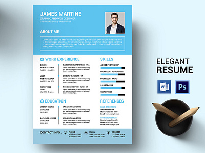 Clean Resume template