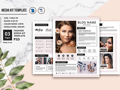 Fashion Blogger Media Press Kit Template