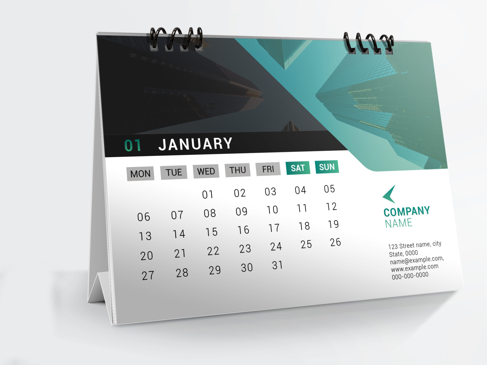 Corporate Desk Calendar Template by Mukhlasur Rahman on Dribbble
