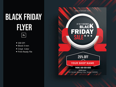 Black Friday Sale Flyer advertisement black friday black friday flyer black friday poster black friday sale discount flyer ms word new year sale photoshop template promotion flyer sale flyer
