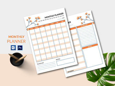 Planner Template daily planner happy planner happy planner insert monthly planner ms word personal calendar photoshop template planner template wall calendar weekly planner