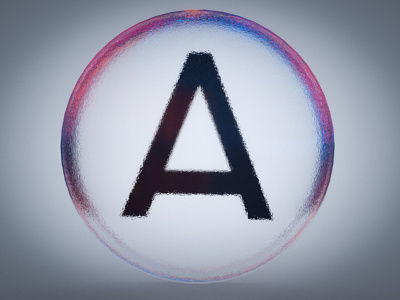 A Letter icon - 3D Frosted 3d dailyui dark mode dimesnion figma glassmorphic glassmorphism letter logo render rendering skeumorphism ui uidesign