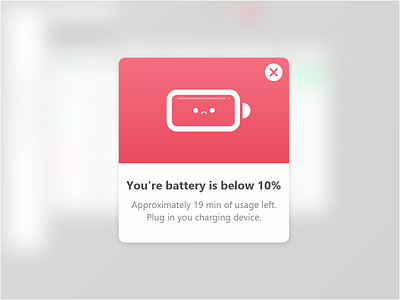 Daily UI #016 - Pop up message