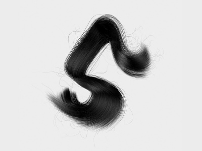 36 Days of Type 2022 : Number 5 36 days of type 3d c4d calligraphy cinema 4d design graphic design hair hand lettering illustration illustrator lettering photoshop type typography