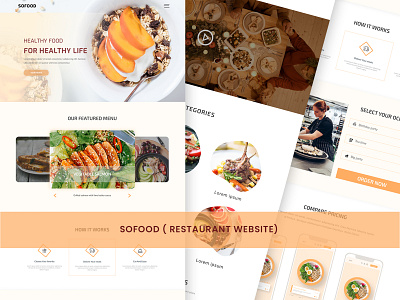 SOFOOD Restaurant website design food website ui ux uidesign website website design website ui website ui ux