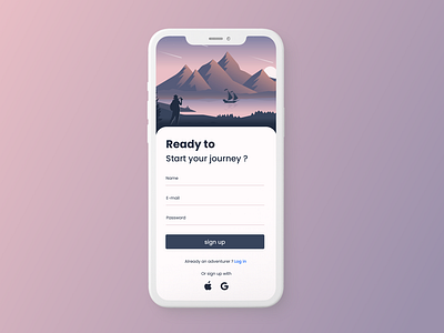 Daily UI#001 - Sign Up