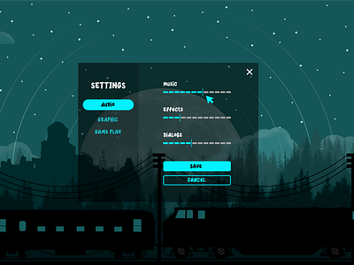 Daily UI#007 - Settings