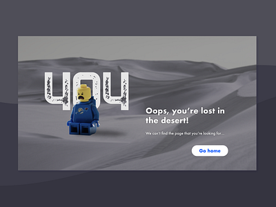 Daily UI#008 - 404 page