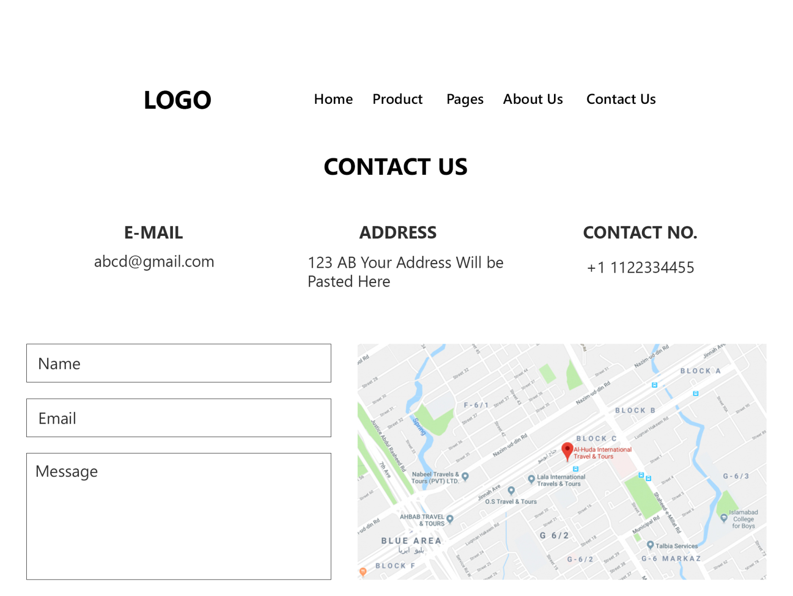 web-contact-us-page-design-by-ahmad-hassan-sheikh-on-dribbble