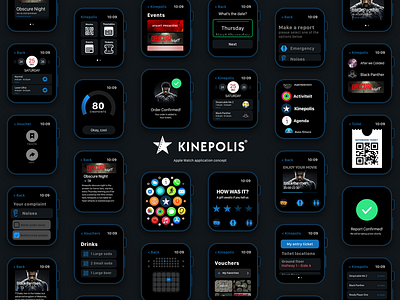 Kinepolis Apple Watch application concept