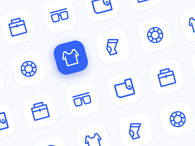 Functional icons design icon ui