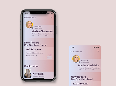 Beauty App app branding design ui