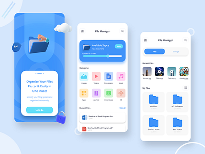 File Manager App Concept