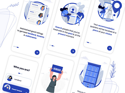 Tenant App Design app design concept graphic design house rent landlord mobile app rent app tenant app ui uiux user experience user interface web design web development