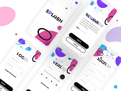 Sign In & Sign Up Screens android appdesign authentication create an account email figma forms ios mobileapp password phone verification poppins products register sign in sign up ui ux uxdesign verify number
