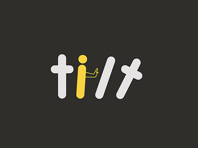 Tilt - Minimal Typography logo minimal typo typography words