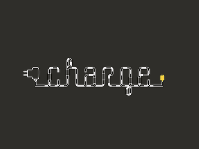 Charge - Minimal Typography