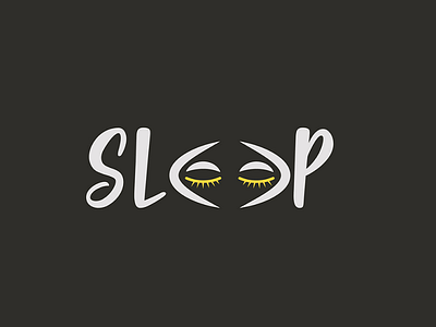 Sleep - Minimal Typography minimal typo typography