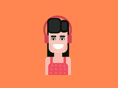 Flat Design Character - Face illustrations