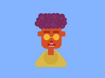 Flat Design Character - Face illustrations