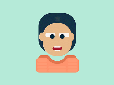 Flat Design Character - Face illustrations flat character illustrations