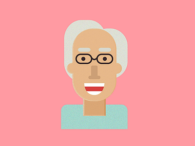 Flat Design Character - Face illustrations