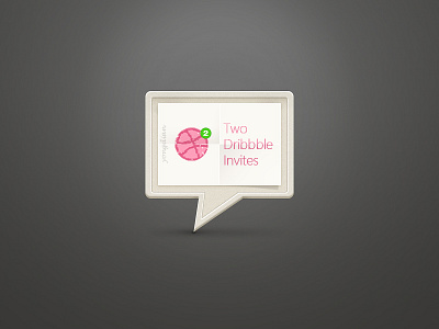 2 Dribbble invites