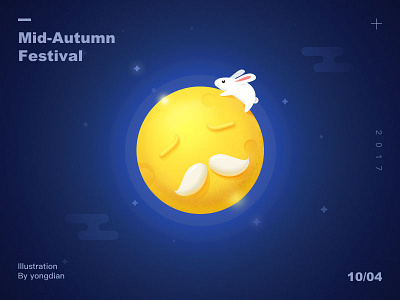 Mid-autumn Festival festival happy illustration mid autumn