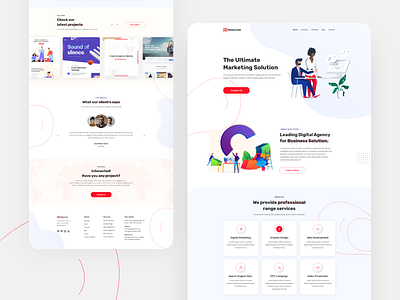 Agency Landing Page Design