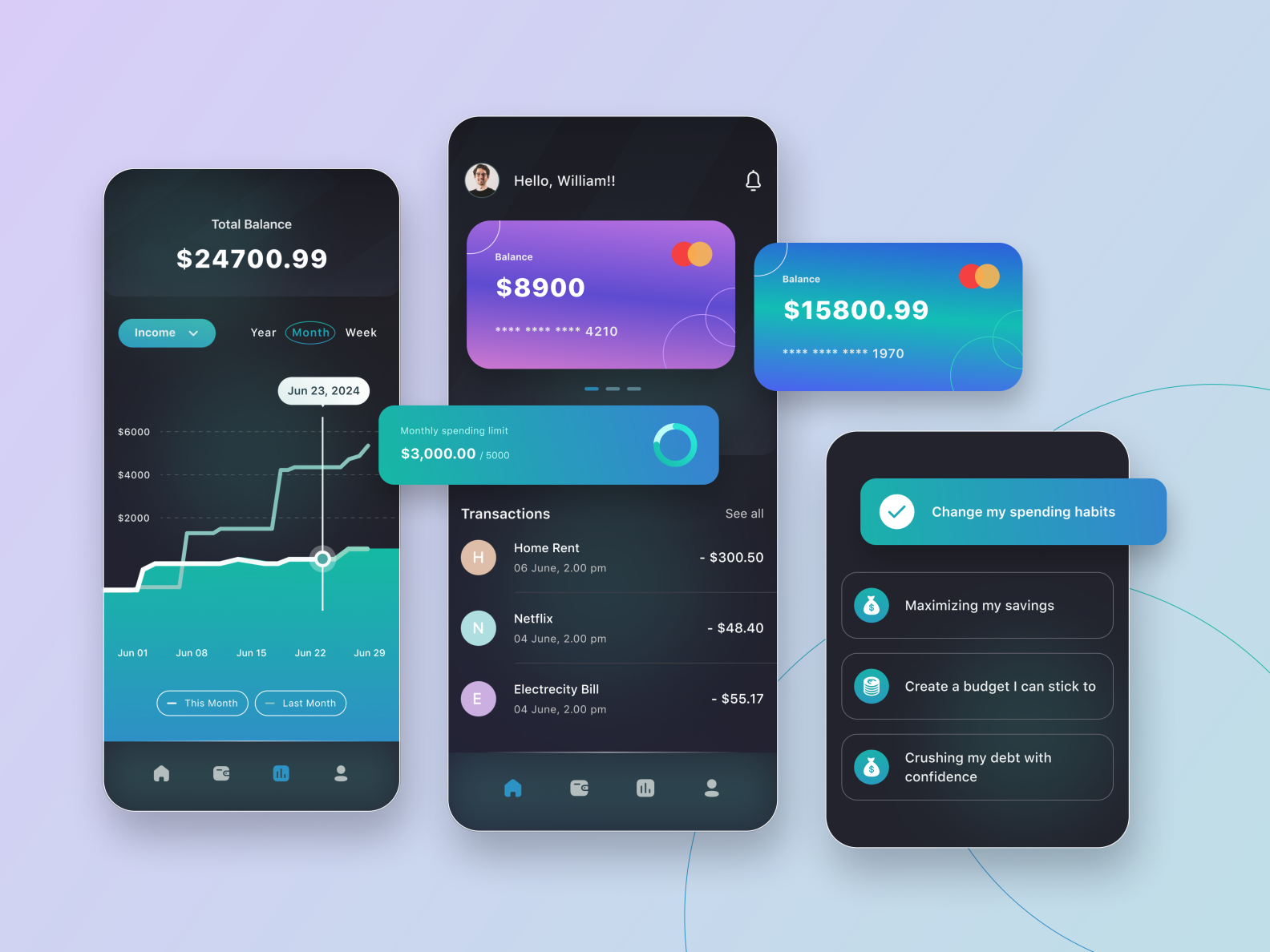 Finance Management - Mobile App by Redwanul Haque on Dribbble