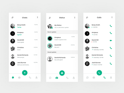 WhatsApp Redesign Concept