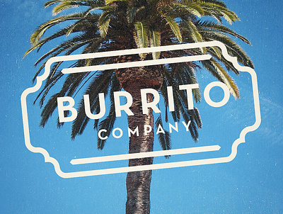 Burrito Company branding corportae design food food design hipster design old school retro vintage design
