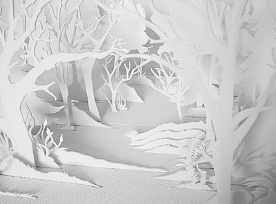 I am a Forest animation cartoon cut forest illustration paper animation paper craft paper forest retro retro art stop motion stopmotion vintage