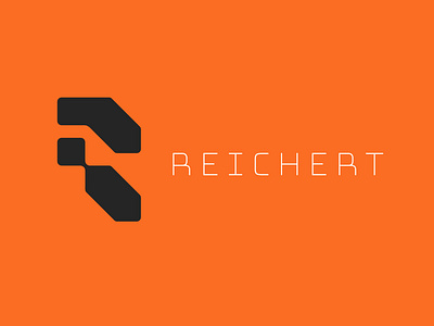 Reichert branding clean logo hipster logo logo design minimal logo ui ux web