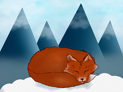 Foxy fox is dreaming