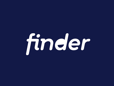 Finder Logo brand branding design graphic design identity logo ui